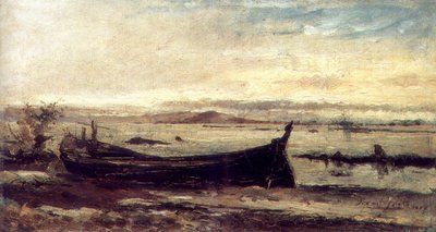 El puerto de Maria Angu visto desde Penha, en Río de Janeiro de Giovanni Battista Castagneto